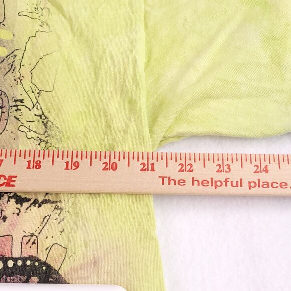 T-Rex Pullover Graphic Casual T Shirt Adult Mens Size Extra Large XL Yellow - Picture 9 of 9